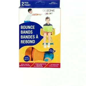 BNIB GoZone Kids  X-Light Dino-Printed Bounce Bands – Blue/Orange, Easy to clean